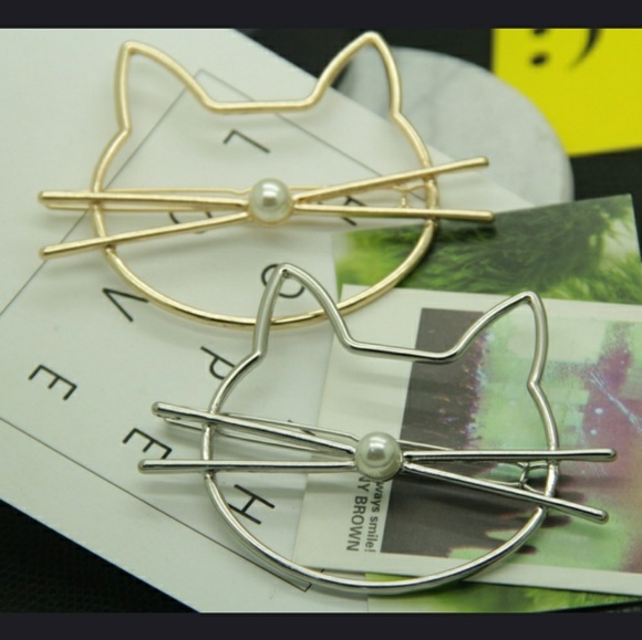 Cat hair clip barrette